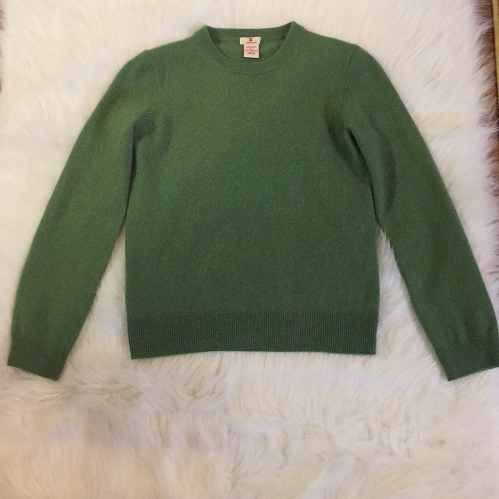 Green Cashmere Sweater